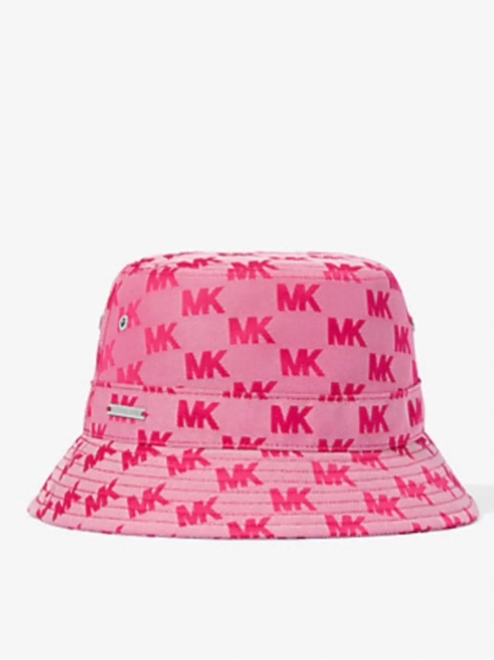 Michael Kors Pink MK Logo Bucket Hat